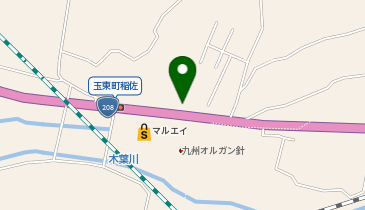 餃子の雪松 玉名店の地図画像