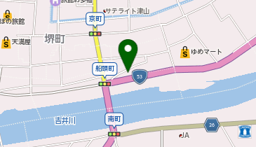 とろり天使のわらびもち 津山店の地図画像