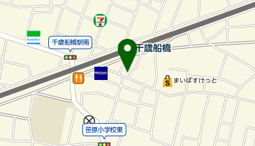 餃侍 千歳船橋藩の地図画像