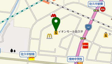 SAHANJI(サハンジ) イオンモール佐久平店の地図画像