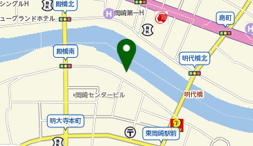 桜城橋の地図画像