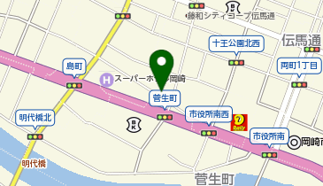 松井本和蝋燭工房の地図画像