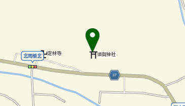 須賀神社の地図画像