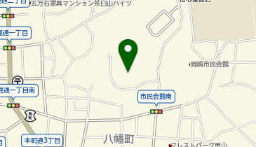 甲山八幡宮の地図画像