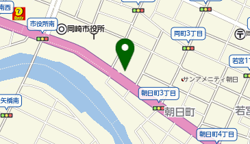 旧額田郡公会堂の地図画像