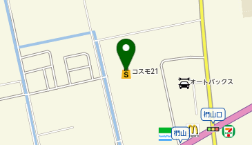 モードタワラ 入善ショッピングセンター・コスモ21店の地図画像