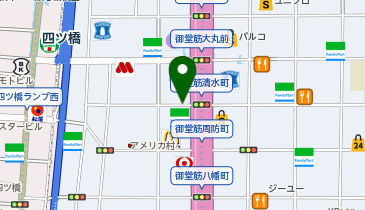 介護美容研究所 大阪校の地図画像