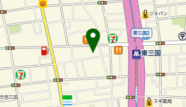 からあげ酒場鶏笑 東三国店の地図画像