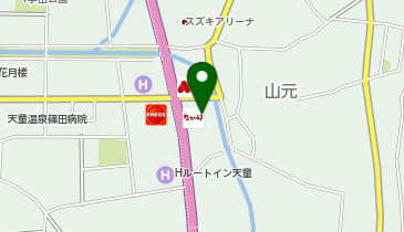 鶏笑 天童店の地図画像