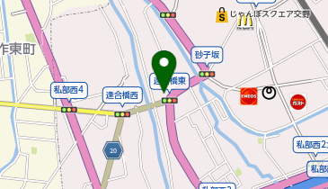 鶏笑 交野店の地図画像