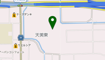 ビフテキ重・肉飯 ロマン亭 セブンパーク天美店の地図画像