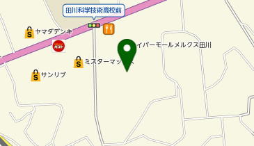西松屋 メルクス田川店の地図画像