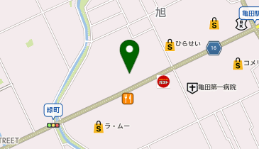 亀田農産物直売所 気楽市の地図画像