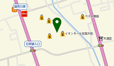 THREEPPY(スリーピー) イオンモール佐賀大和店の地図画像