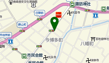 餃子の雪松 長崎大井手町店の地図画像