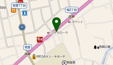 SHIMAUMA BURGER(シマウマ バーガー) 箕面店の地図画像