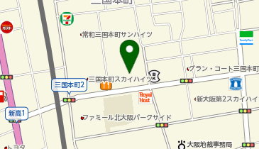 デューポイント 淀川三国店の地図画像