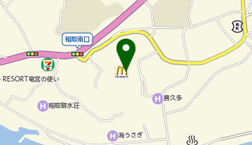 イオンタウン稲取 宝くじチャンスセンターの地図画像