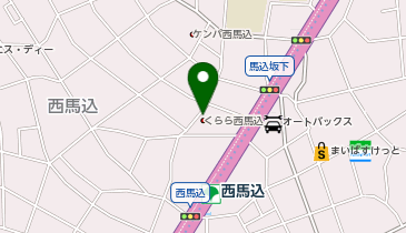 くらら西馬込の地図画像