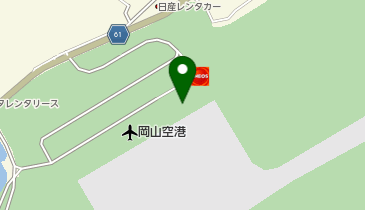 神戸税関岡山空港税関支署の地図画像