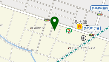 中国料理 礼楽の地図画像