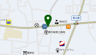バーガープロダクツ 若江南店の地図画像