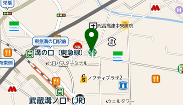 溝の口ろくでなし酒場 たけちゃんの地図画像