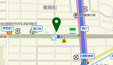 オオギヤと宇奈とと 黒川駅前店の地図画像