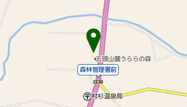 ゆうきふれあい即売所の地図画像