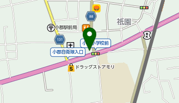 餃子の雪松 小郡祇園店の地図画像