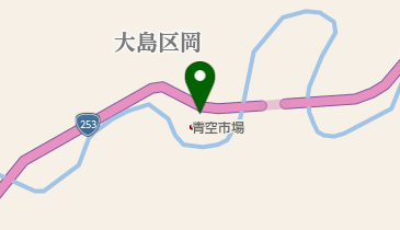 大島青空市場の地図画像