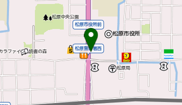 乃が美はなれ 松原中央販売店の地図画像