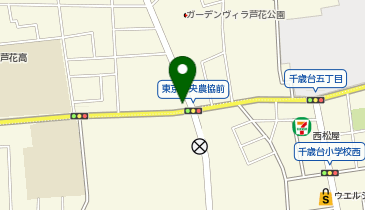 JA東京中央 千歳支店の地図画像