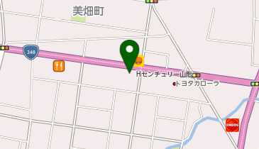 無料低額宿泊所 フリーシェルター山形の地図画像