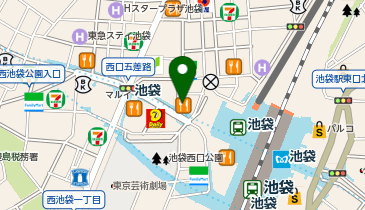 ミニミニ 池袋西口店の地図画像