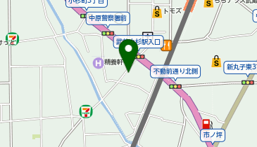 ミニミニ 武蔵小杉店の地図画像