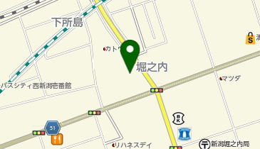 ミニミニ FC新潟とやの店の地図画像