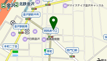ミニミニ FC金沢駅前店の地図画像