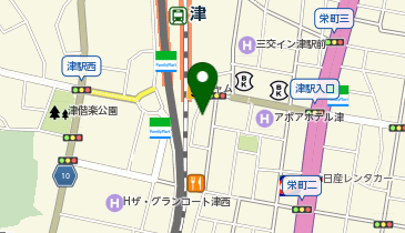 ミニミニ 津駅前店の地図画像