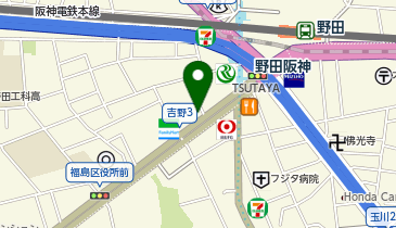 ミニミニ FC野田阪神店の地図画像