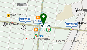ミニミニ FC西田辺店の地図画像