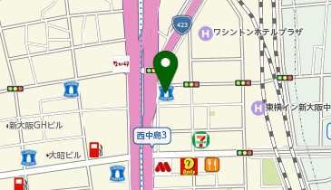 ミニミニ FC新大阪中央店の地図画像