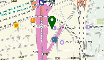 ミニミニ FC新大阪駅前店の地図画像