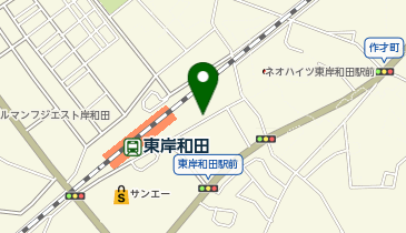 ミニミニ FC東岸和田店の地図画像