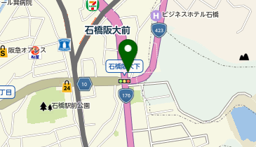 ミニミニ FC石橋店の地図画像