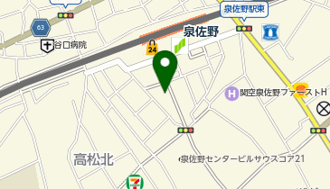 ミニミニ FC泉佐野駅前店の地図画像