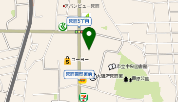 ミニミニ FC箕面店の地図画像
