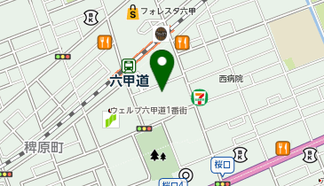 ミニミニ FC六甲道店の地図画像