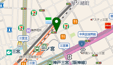 ミニミニ FC三宮駅前店の地図画像