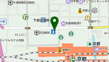 ミニミニ 京都駅前本店の地図画像